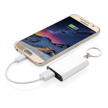 Logo trade advertising products picture of: 1.000 mAh keychain powerbank