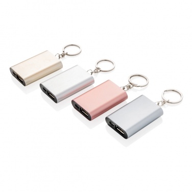 Logo trade promotional giveaways picture of: 1.000 mAh keychain powerbank