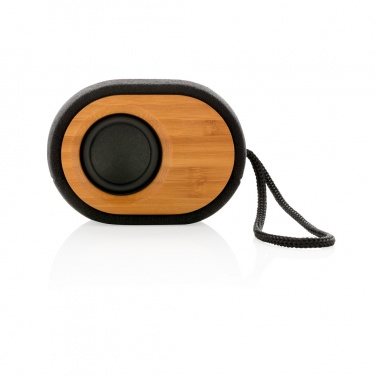 Logo trade promotional merchandise picture of: Bamboo X  speaker