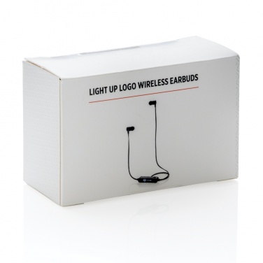 Logotrade promotional product picture of: Light up logo wireless earbuds