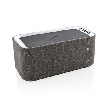 Logotrade promotional item picture of: Vogue wireless charging speaker