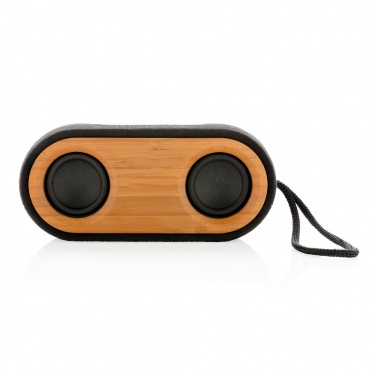 Logotrade corporate gift image of: Bamboo X double speaker