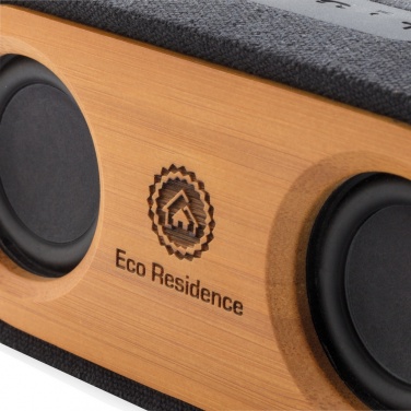 Logo trade corporate gift photo of: Bamboo X double speaker
