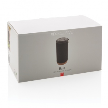 Logo trade promotional gifts picture of: Baia 10W wireless speaker, cork