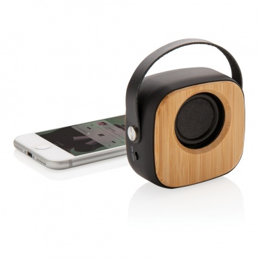 Logotrade promotional product image of: Bamboo 3W Wireless Fashion Speaker