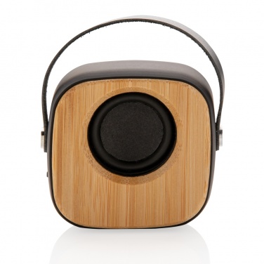 Logo trade advertising product photo of: Bamboo 3W Wireless Fashion Speaker