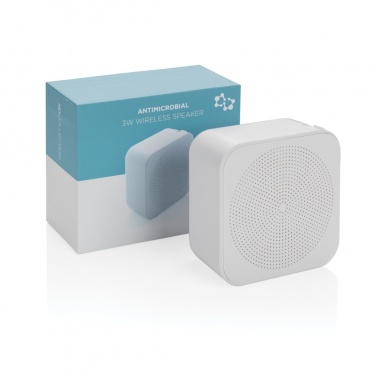 Logo trade promotional item photo of: 3W antimicrobial wireless speaker