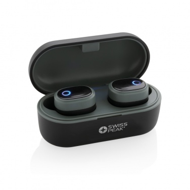 Logo trade promotional merchandise image of: Swiss peak TWS earbuds