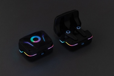 Logo trade business gift photo of: RGB gaming earbuds with ENC