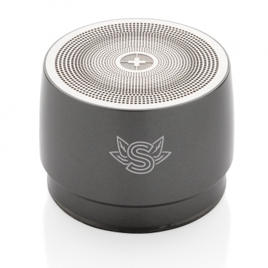 Logo trade promotional product photo of: Swiss peak 5W wireless bass speaker