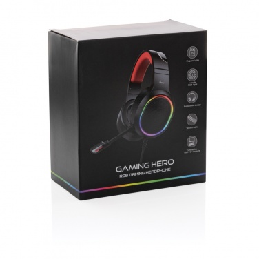 Logo trade promotional gifts picture of: RGB gaming headset