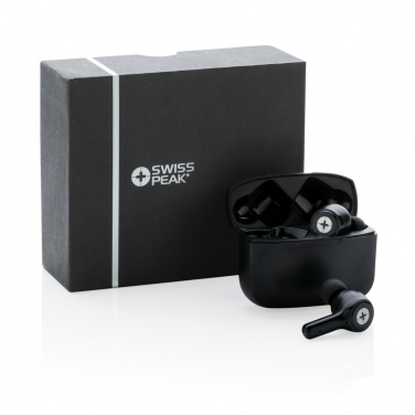 Logotrade promotional gift image of: Swiss Peak ANC TWS earbuds