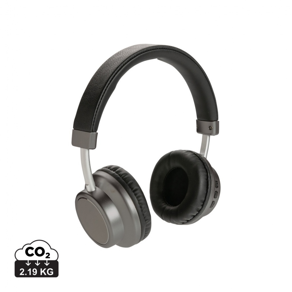 Logo trade corporate gifts picture of: Swiss Peak wireless headphone V3