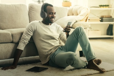 Logo trade promotional product photo of: Motorola MOTO XT500 wireless over ear headphone