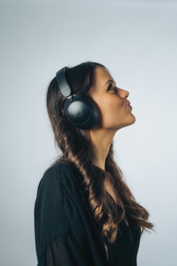 Logotrade advertising products photo of: Urban Vitamin Cupertino RCS rplastic ANC headphone