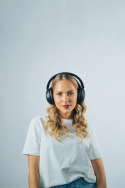 Logo trade promotional gift photo of: Urban Vitamin Cupertino RCS rplastic ANC headphone