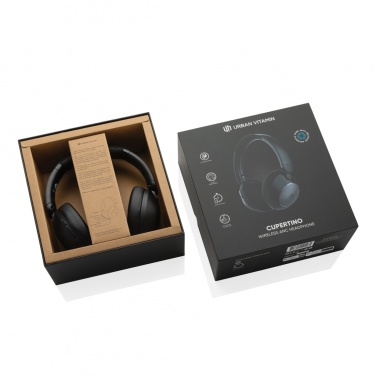 Logotrade corporate gift image of: Urban Vitamin Cupertino RCS rplastic ANC headphone