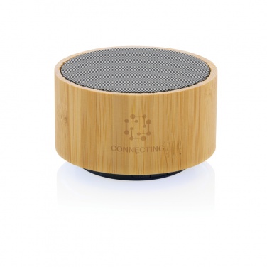 Logotrade promotional merchandise picture of: RCS recycled plastic and bamboo 3W wireless speaker