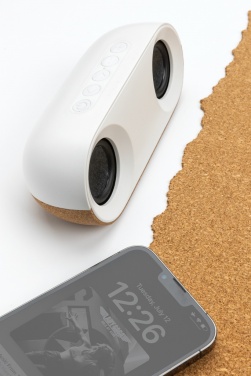 Logotrade promotional product picture of: Oregon RCS recycled plastic and cork 10W speaker