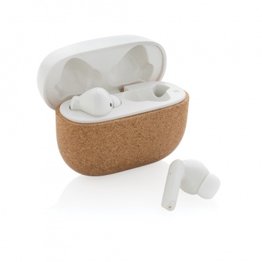 Logotrade business gifts photo of: Oregon RCS recycled plastic and cork TWS earbuds