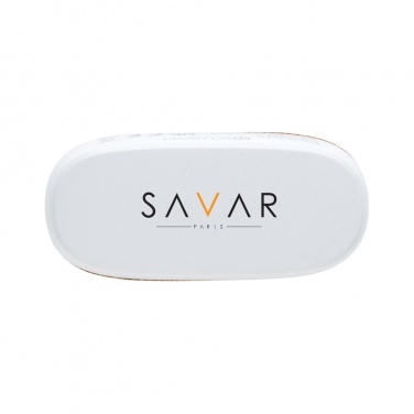 Logotrade advertising product image of: Oregon RCS recycled plastic and cork TWS earbuds