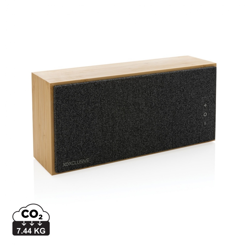 Logo trade corporate gift photo of: Wynn 20W bamboo wireless speaker