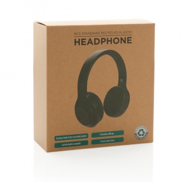 Logotrade promotional merchandise image of: RCS standard recycled plastic headphone