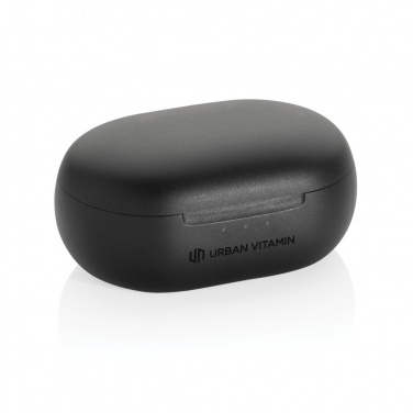 Logo trade promotional product photo of: Urban Vitamin Gilroy hybrid ANC and ENC earbuds