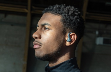 Logo trade promotional gifts picture of: Urban Vitamin Pacifica RCS rplastic earbuds