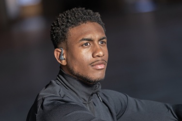 Logo trade business gifts image of: Urban Vitamin Pacifica RCS rplastic earbuds