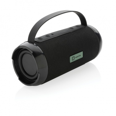 Logo trade corporate gifts image of: RCS recycled plastic Soundboom waterproof 6W speaker