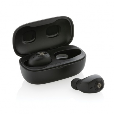 Logo trade promotional giveaway photo of: Urban Vitamin Palm Springs RCS rplastic ENC earbuds