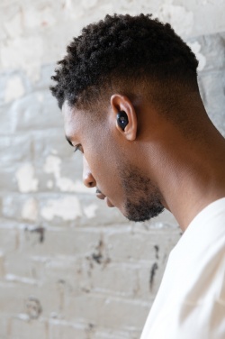 Logotrade corporate gift image of: Urban Vitamin Palm Springs RCS rplastic ENC earbuds