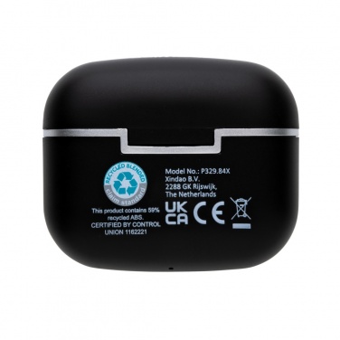 Logotrade corporate gift picture of: RCS recycled plastic Swiss Peak TWS earbuds 2.0