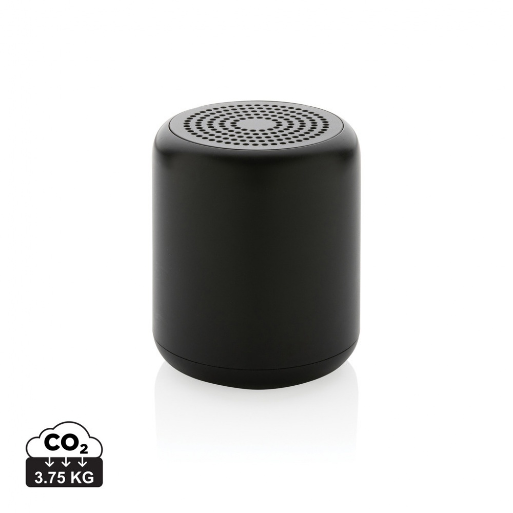 Logo trade promotional gifts picture of: RCS certified recycled plastic 5W Wireless speaker