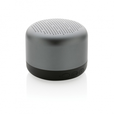 Logo trade corporate gifts picture of: Terra RCS recycled aluminium 5W wireless speaker