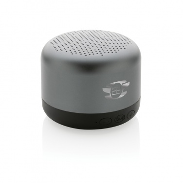 Logo trade promotional merchandise photo of: Terra RCS recycled aluminium 5W wireless speaker