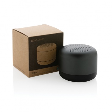 Logo trade promotional gifts picture of: Terra RCS recycled aluminium 5W wireless speaker
