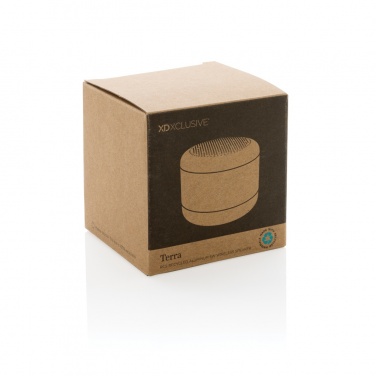 Logo trade promotional gift photo of: Terra RCS recycled aluminium 5W wireless speaker