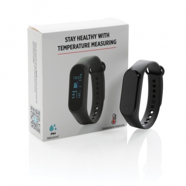 Logo trade corporate gifts picture of: Stay Healthy Bracelet Thermometer