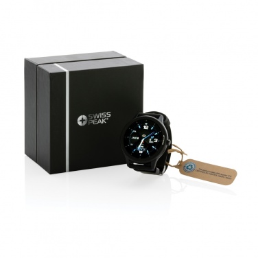 Logo trade corporate gifts image of: Swiss Peak RCS recycled TPU Watch