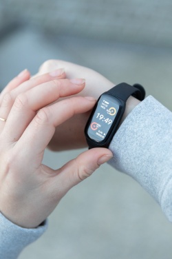 Logo trade promotional item photo of: RCS recycled TPU  activity watch 1.47'' screen with HR