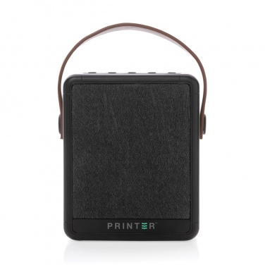 Logo trade promotional giveaway photo of: Skywave RCS recycled plastic solar speaker 12W