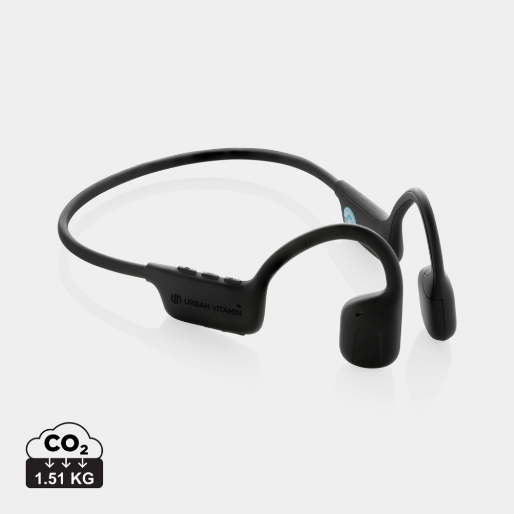 Logotrade advertising products photo of: Urban Vitamin Glendale RCS rplastic air conductive headphone