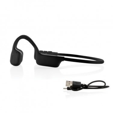 Logo trade promotional gifts picture of: Urban Vitamin Glendale RCS rplastic air conductive headphone