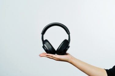 Logo trade promotional products image of: Irvine RCS recycled and repairable ANC wireless headphone