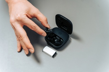 Logotrade promotional merchandise picture of: Lakewood RCS recycled and repairable wireless earbuds