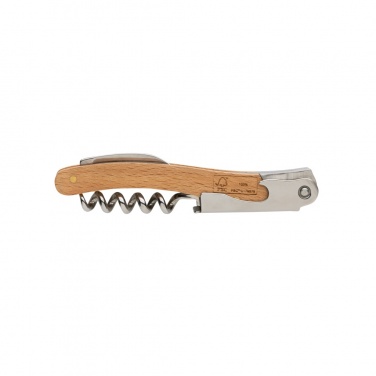 Logo trade promotional items image of: Wooden Corkscrew