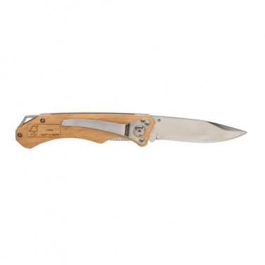 Logotrade promotional product image of: Wooden outdoor knife