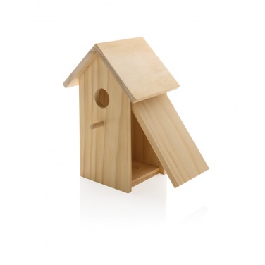 Logo trade promotional giveaways picture of: Wooden birdhouse